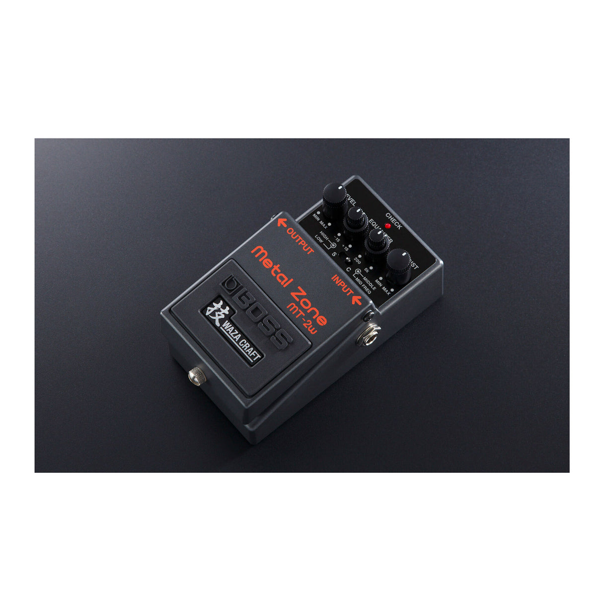 BOSS MT-2W Compact Dual-Stage Gain Circuit Analog Design Waza Metal Zone Pedal