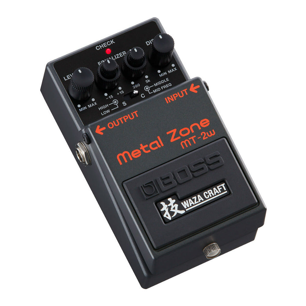 BOSS MT-2W Compact Dual-Stage Gain Circuit Analog Design Waza Metal Zone Pedal