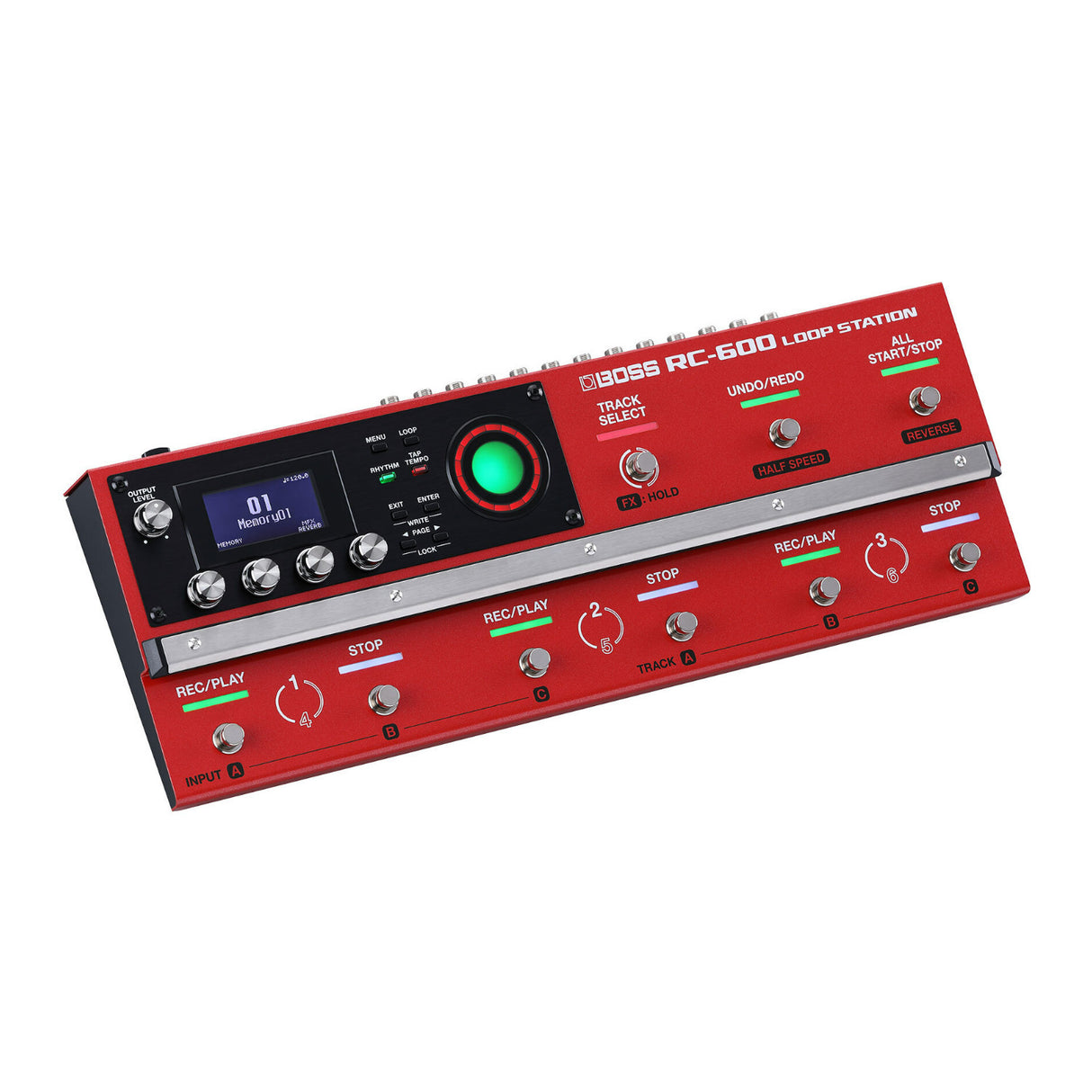 BOSS RC-600 Nine Footswitches Control 49 Input FX Loop Station Looper Pedal