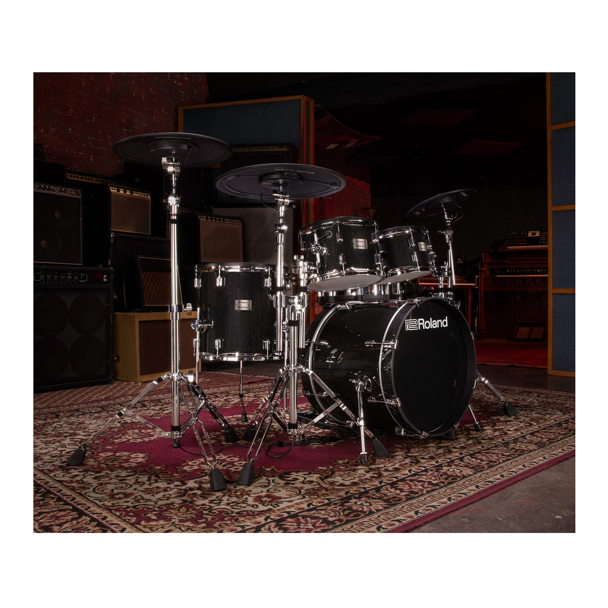 Roland VAD507 V-Drums Acoustic Design Electronic Drum Kit with TD-27 Module