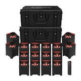 Chauvet DJ Freedom Par T6 Battery-Operated LED Lights w/Case Bundle (16-Pack)