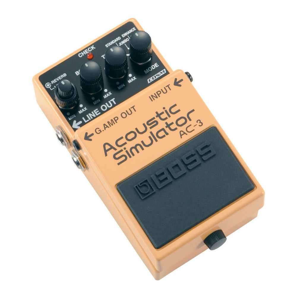 BOSS AC-3 Compact Four Simulation Modes Two Outputs Acoustic Simulator Pedal