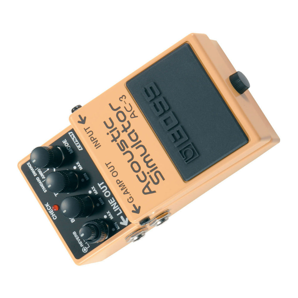 BOSS AC-3 Compact Four Simulation Modes Two Outputs Acoustic Simulator Pedal