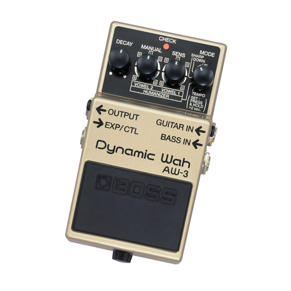 BOSS AW-3 Compact Bass Input Humanizer Mode Dynamic Wah Pedal