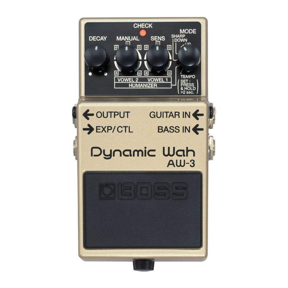 BOSS AW-3 Compact Bass Input Humanizer Mode Dynamic Wah Pedal