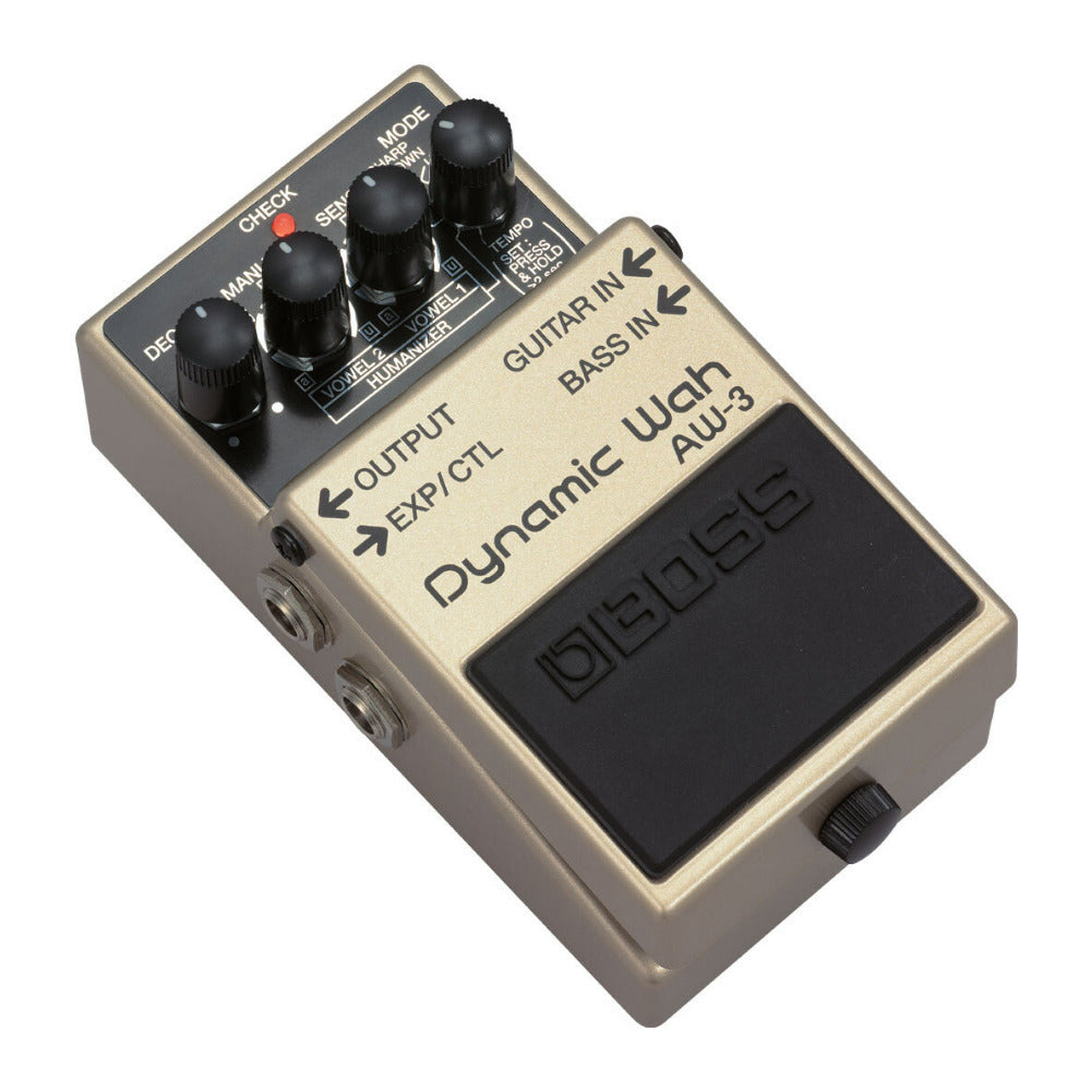 BOSS AW-3 Compact Bass Input Humanizer Mode Dynamic Wah Pedal