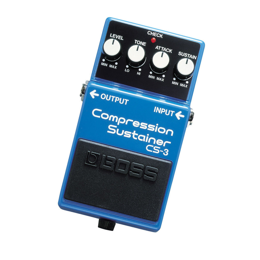 BOSS CS-3 Level, Tone, Attack, and Sustain Controls Compressor/Sustainer Pedal