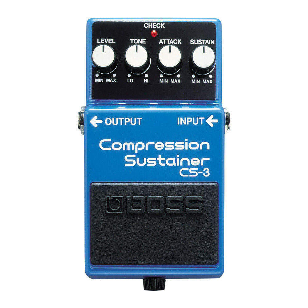 BOSS CS-3 Level, Tone, Attack, and Sustain Controls Compressor/Sustainer Pedal