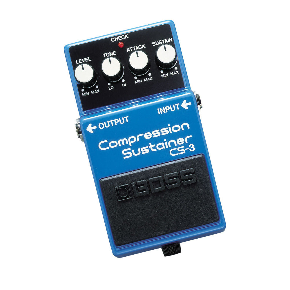 BOSS CS-3 Level, Tone, Attack, and Sustain Controls Compressor/Sustainer Pedal