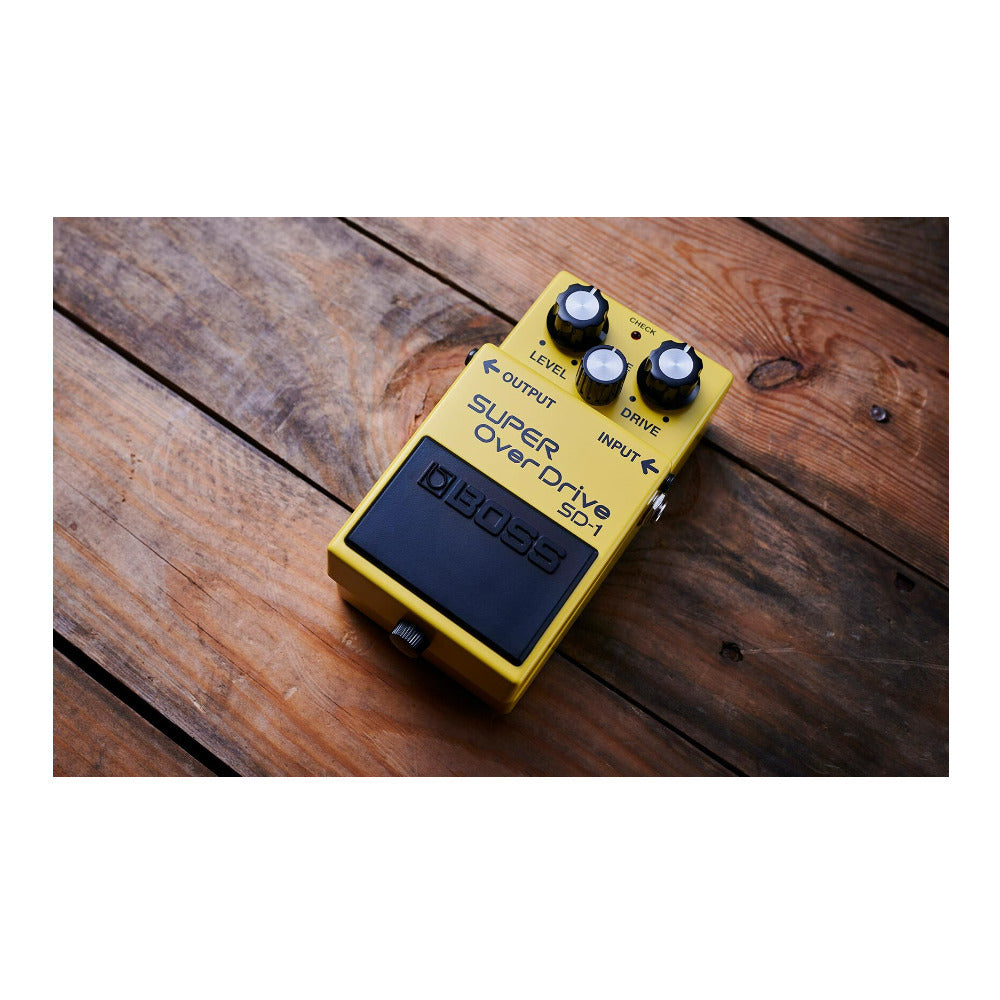 BOSS SD-1 Clipping Circuit Higher Drive Settings Super Overdrive Compact Pedal