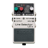 Boss LS-2 Compact Line Selector Pedal with Level Control and Six Looping Modes