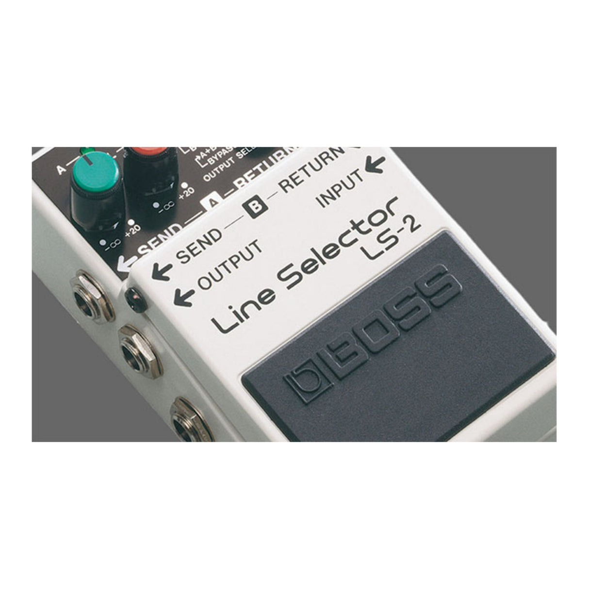 Boss LS-2 Compact Line Selector Pedal with Level Control and Six Looping Modes