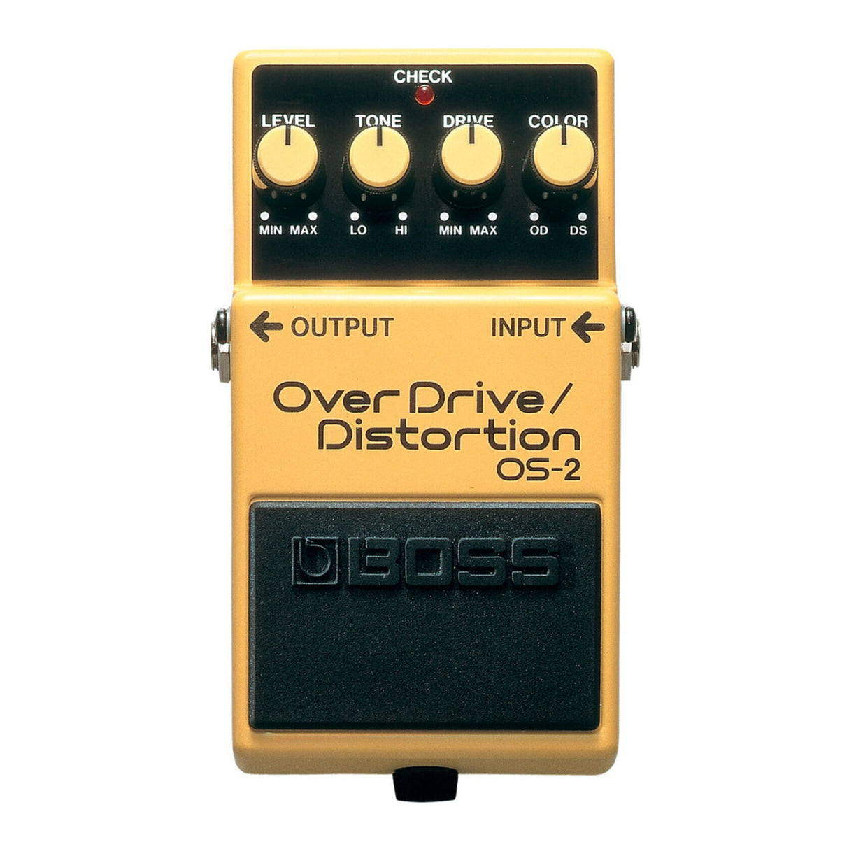 Boss OS-2 Battery and Adapter Powered Flexible Overdrive Distortion Pedal