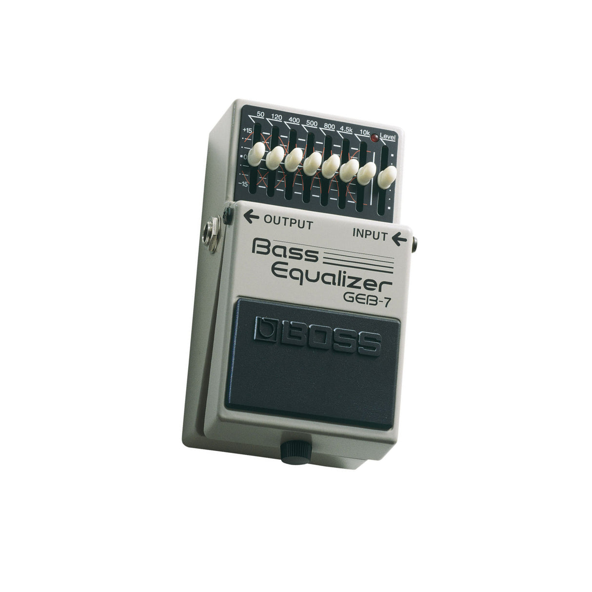 BOSS GEB-7 7-Band 50Hz to 10kHz Frequency EQ Pedal for Electric Bass Guitars