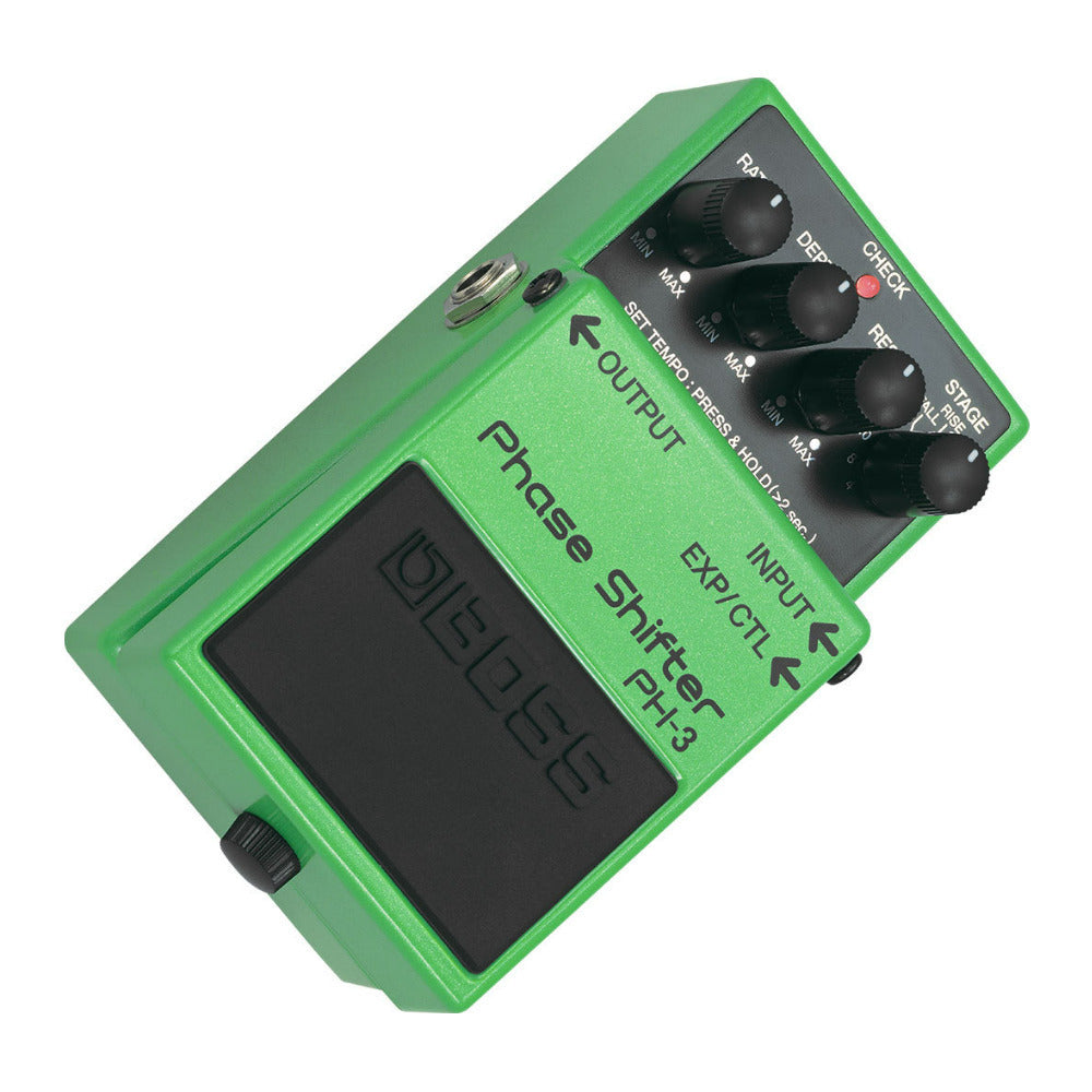 BOSS Phase Shifter Pedal with Phasing, Rise and Fall Effects, Tempo Control