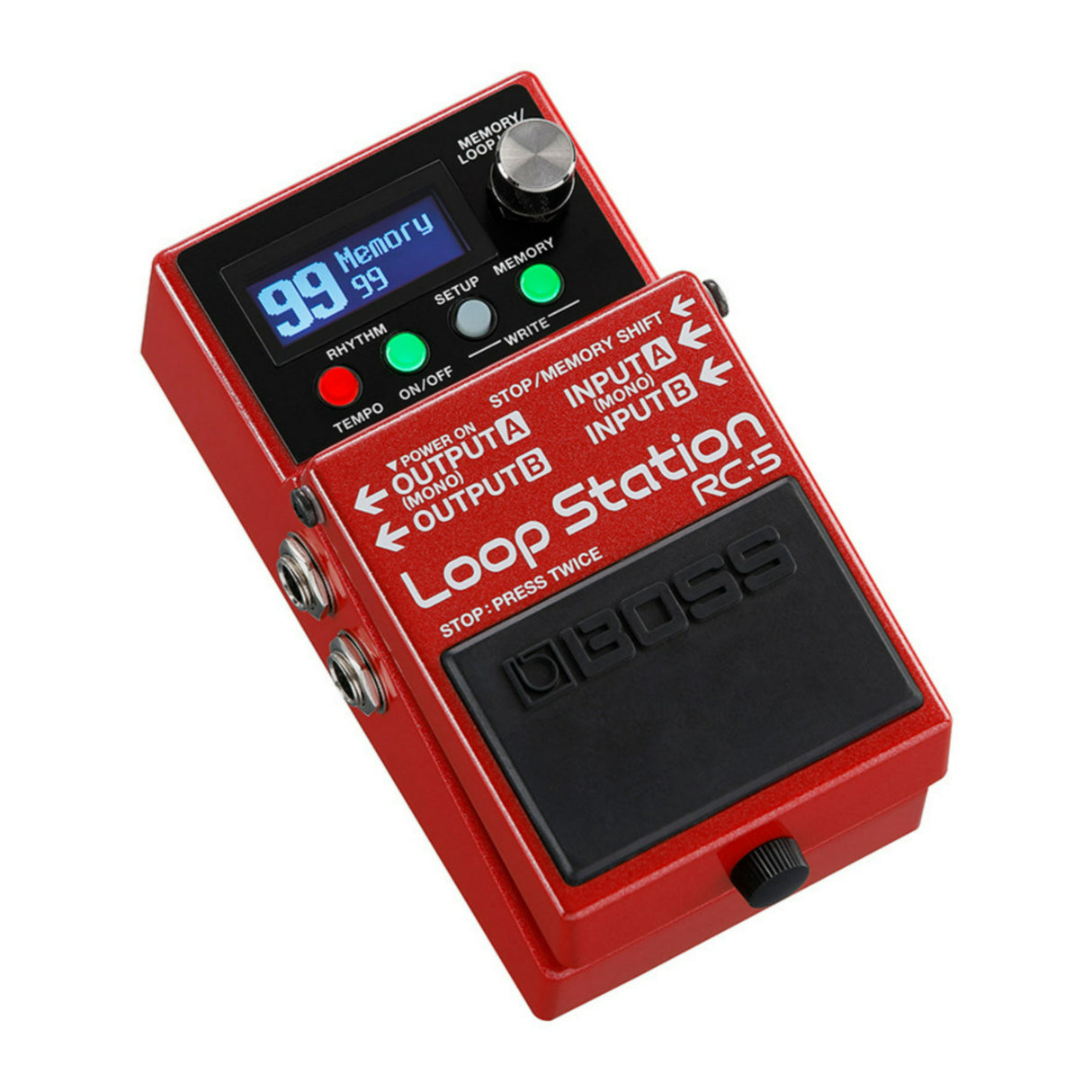 BOSS Loop Station Compact Phrase Recorder with Pedal Switch Controls (Open Box)