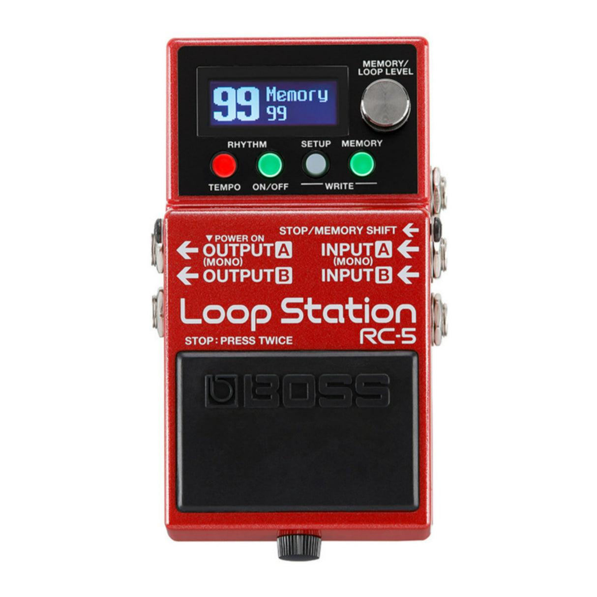 BOSS Loop Station Compact Phrase Recorder with Pedal Switch Controls