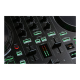 Roland DJ-202 Lightweight Design Two-Channel Four-Deck Serato DJ Controller (Open Box)