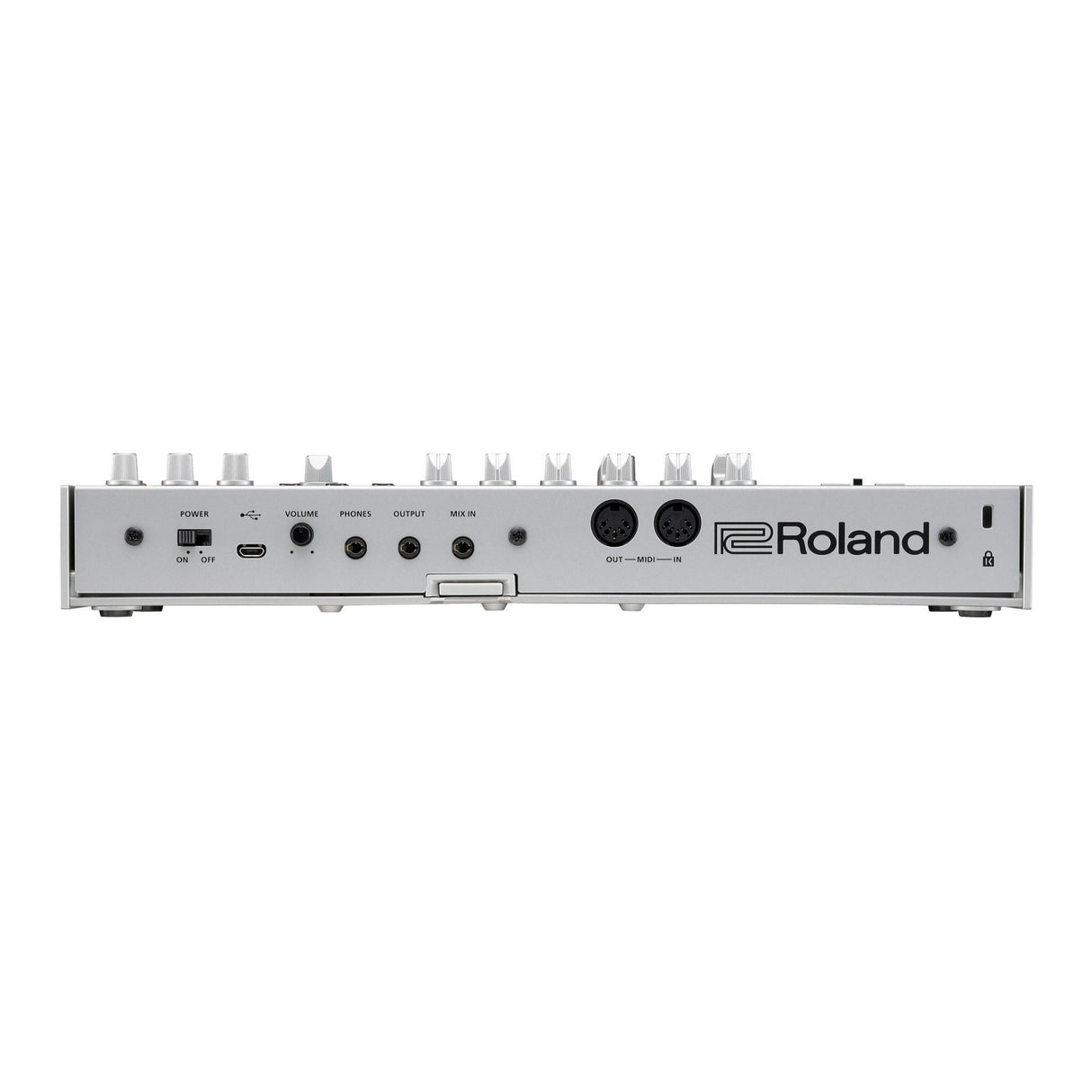 Roland Boutique Compact Metal Top Drum Machine with Color-Matched Case (Silver)