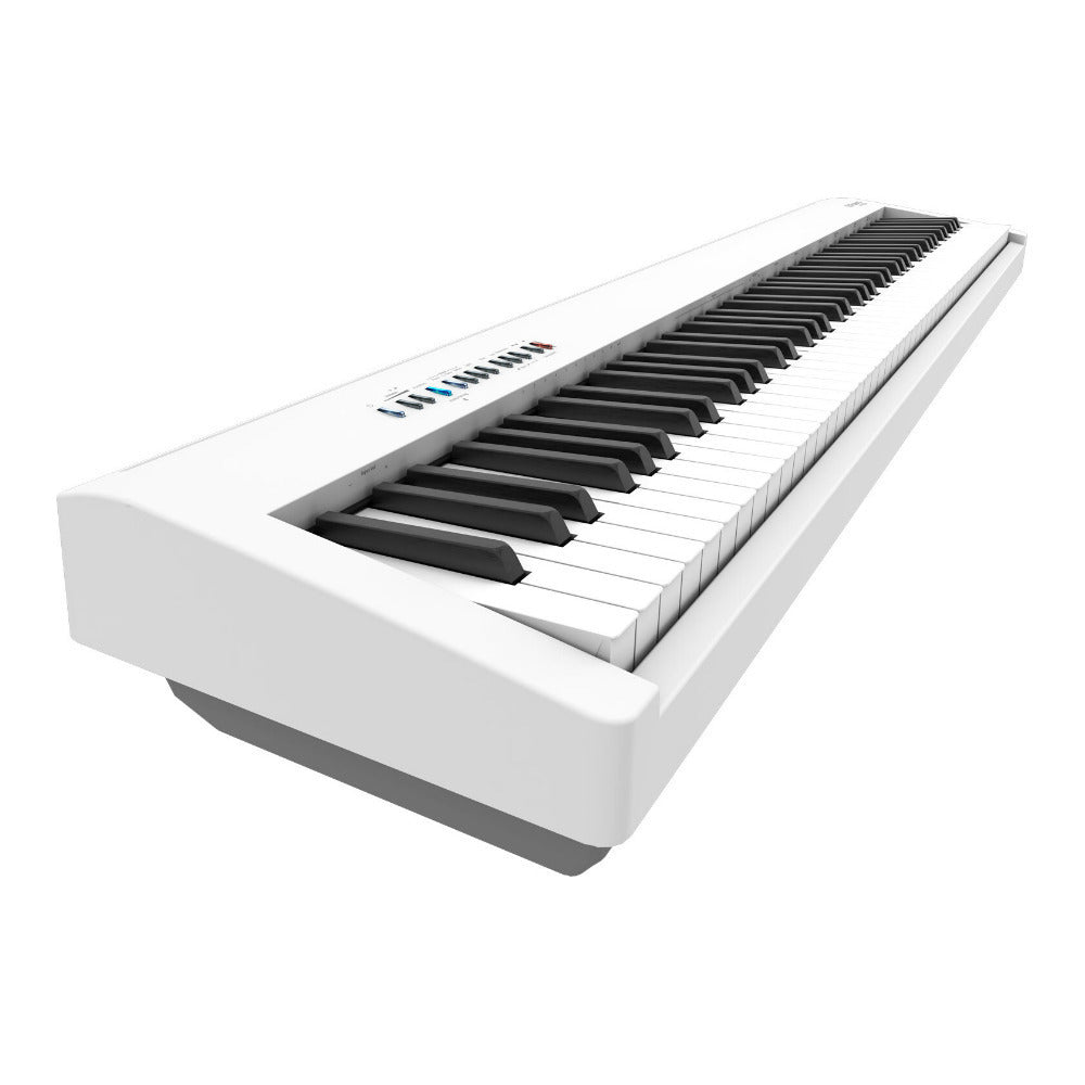 Roland FP-30X Digital Piano with Speakers (White) with Keyboard Stand Bundle