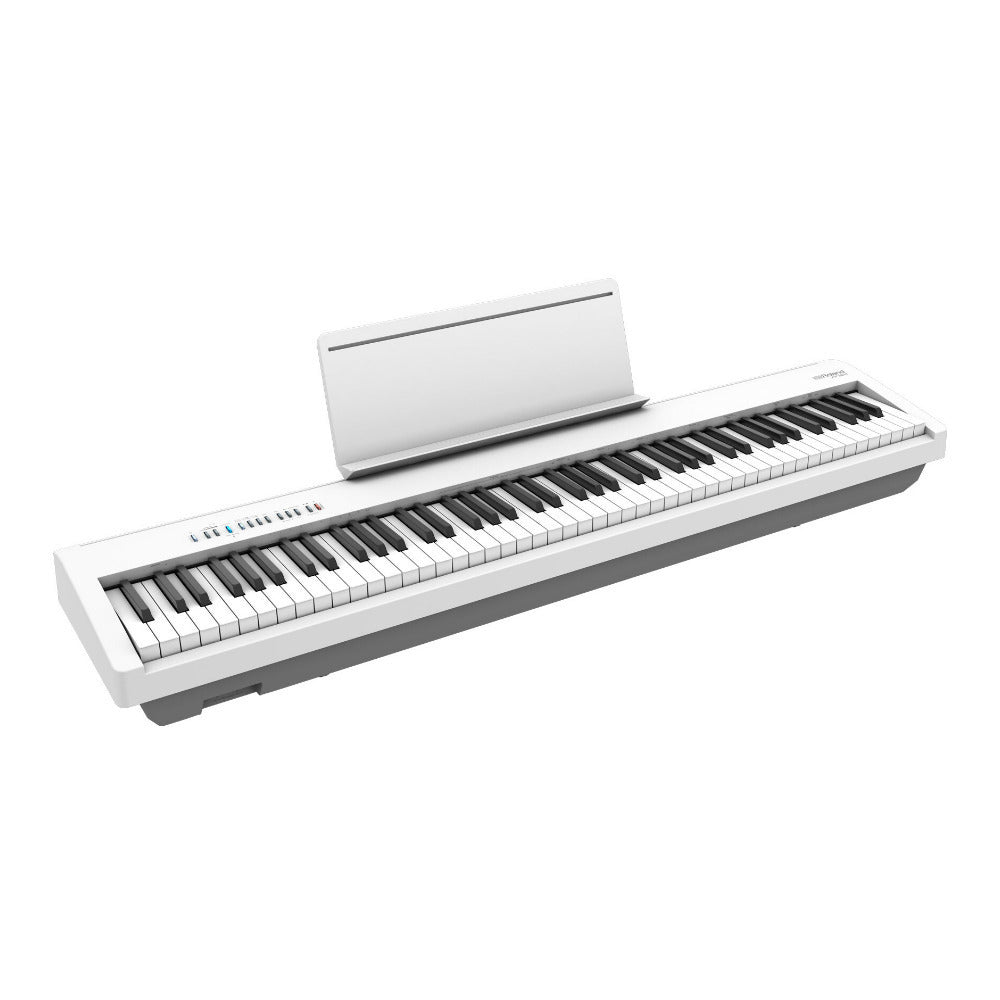 Roland FP-30X Digital Piano with Speakers (White) with Keyboard Stand Bundle