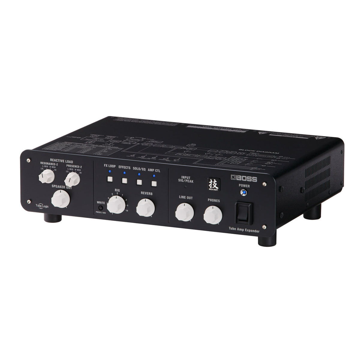 BOSS Guitar WAZA Tube Logic Design Amplifier Expander with 32 Onboard IR Slots