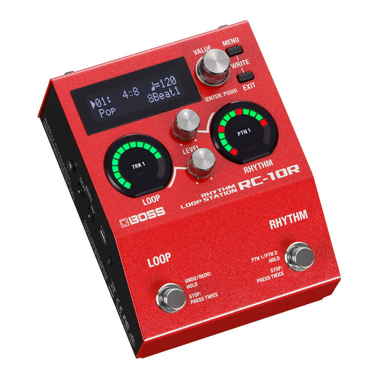 BOSS RC-10R Rhythm Loop Station with Class-Leading Two-Track Looper Engine