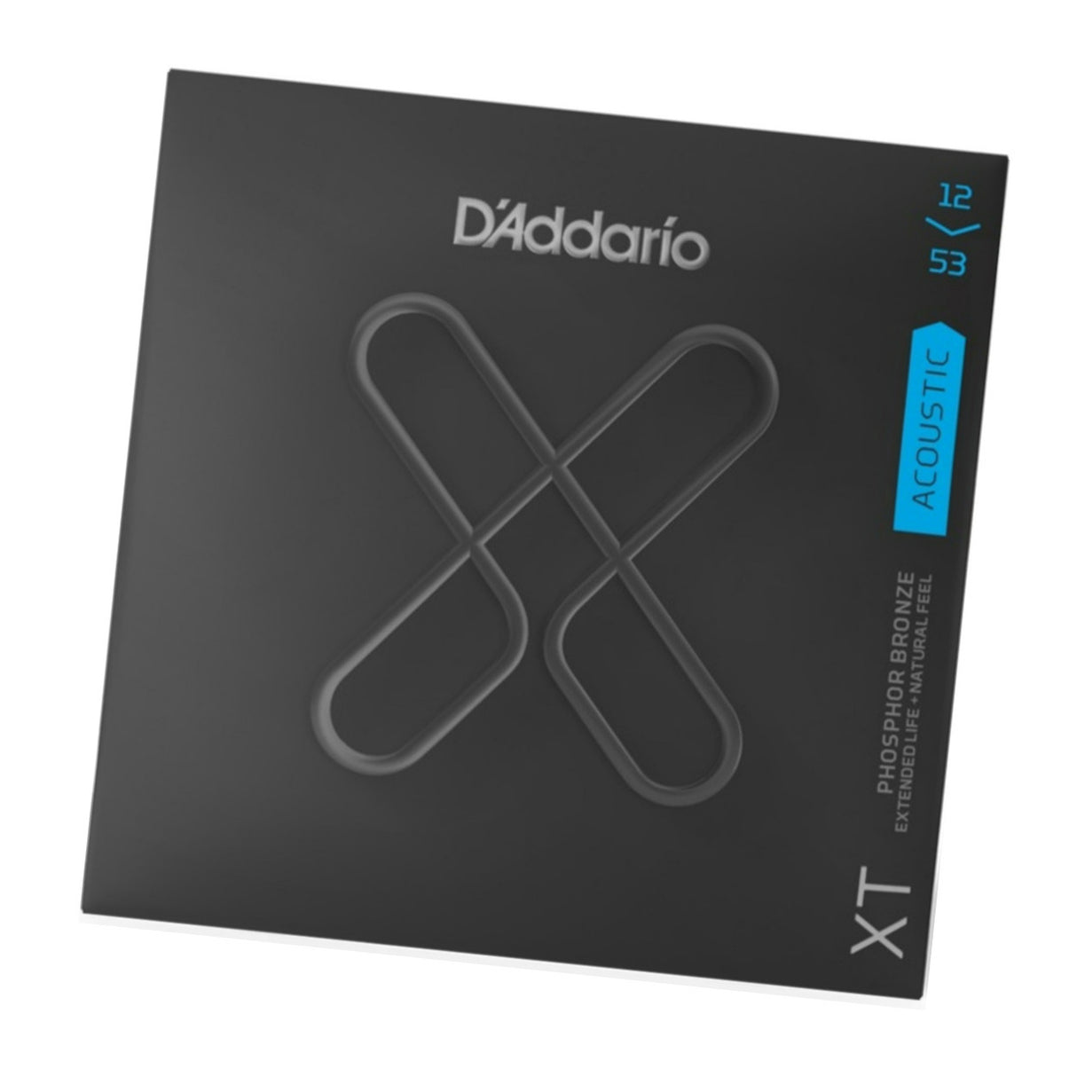 D'Addario XT 12-53 6-String Light Phosphor Bronze Coated Acoustic Guitar Strings