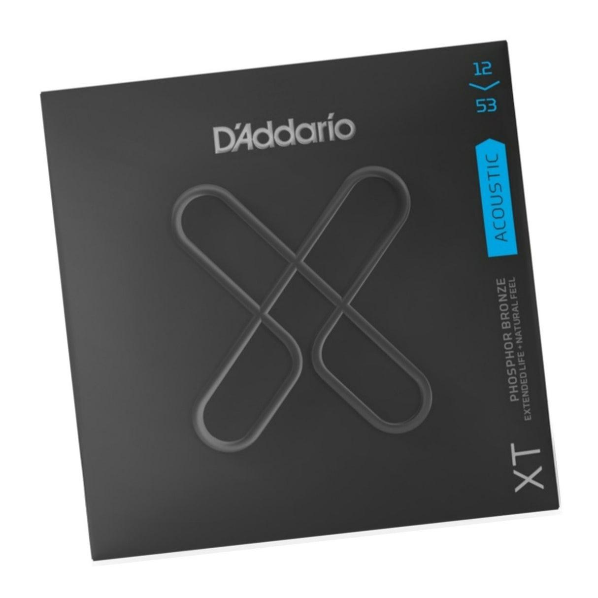 D'Addario XT 12-53 6-String Light Phosphor Bronze Coated Acoustic Guitar Strings