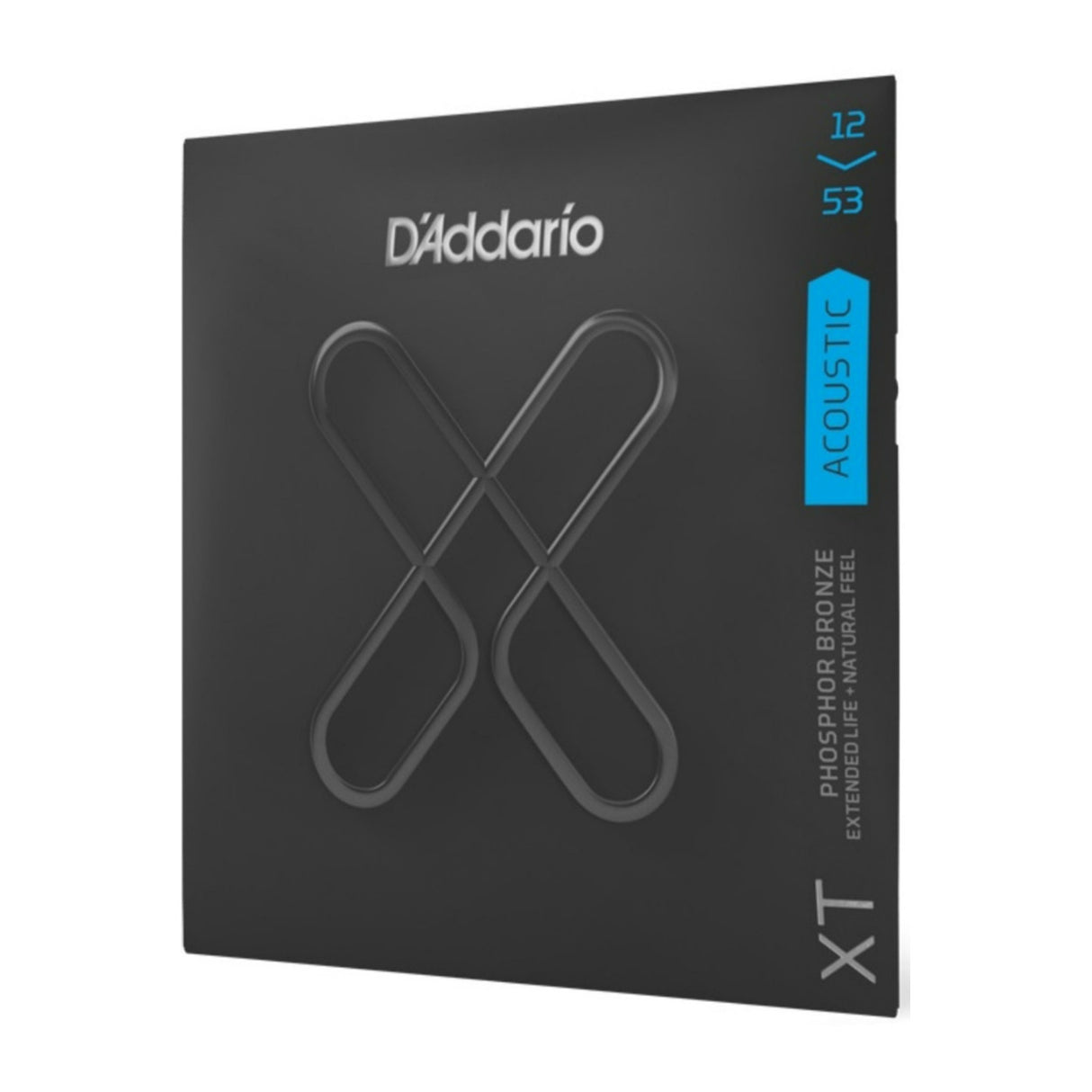 D'Addario XT 12-53 6-String Light Phosphor Bronze Coated Acoustic Guitar Strings