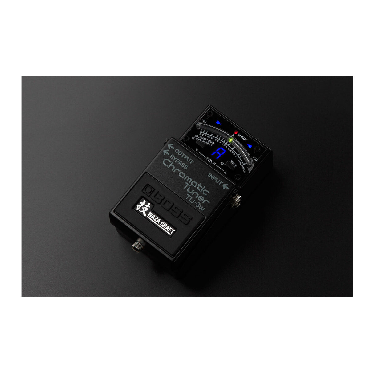 BOSS TU-3W Waza Craft Premium Chromatic Stompbox Tuner with Bypass