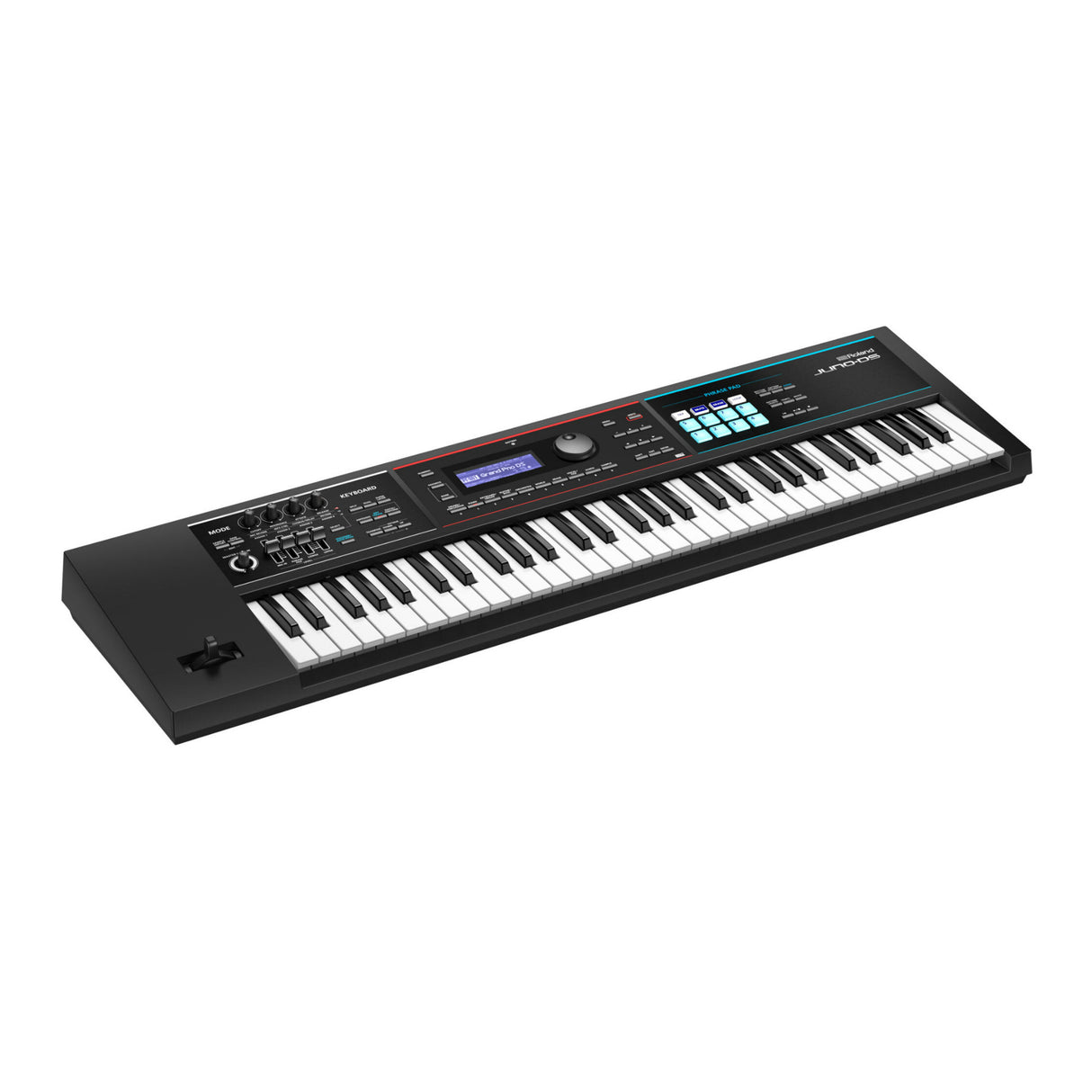 Roland JUNO-DS 61-Key Lightweight Battery-Powered Keyboard Synthesizer Action