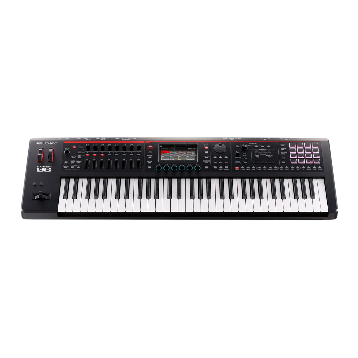 Roland 61-Note FANTOM-06 Synthesizer Keyboard With Color Touchscreen
