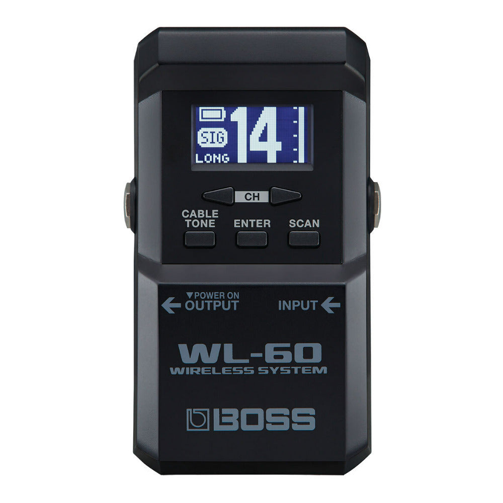 BOSS WL-60 Large LCD Plug-and-Play Simplicity Compact Guitar Wireless System