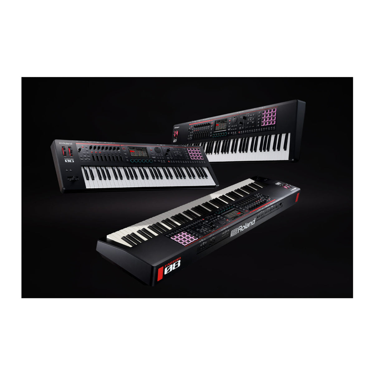 Roland 76-Note FANTOM-07 Synthesizer Keyboard With Color Touchscreen