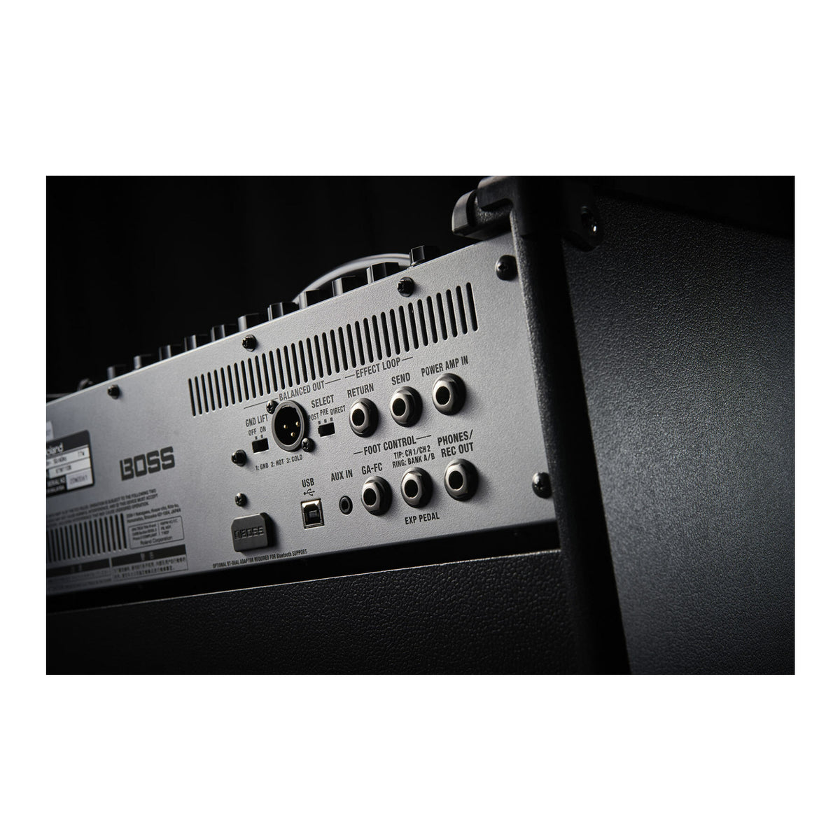Boss Katana-110 Bass 1 x 10-inch 60-Watt Portable Class AB Power Amp Bundle