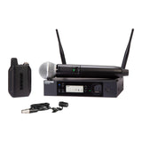 Shure GLXD124R+/85 Z3 Frequency Band Digital Wireless Combo System with SM58