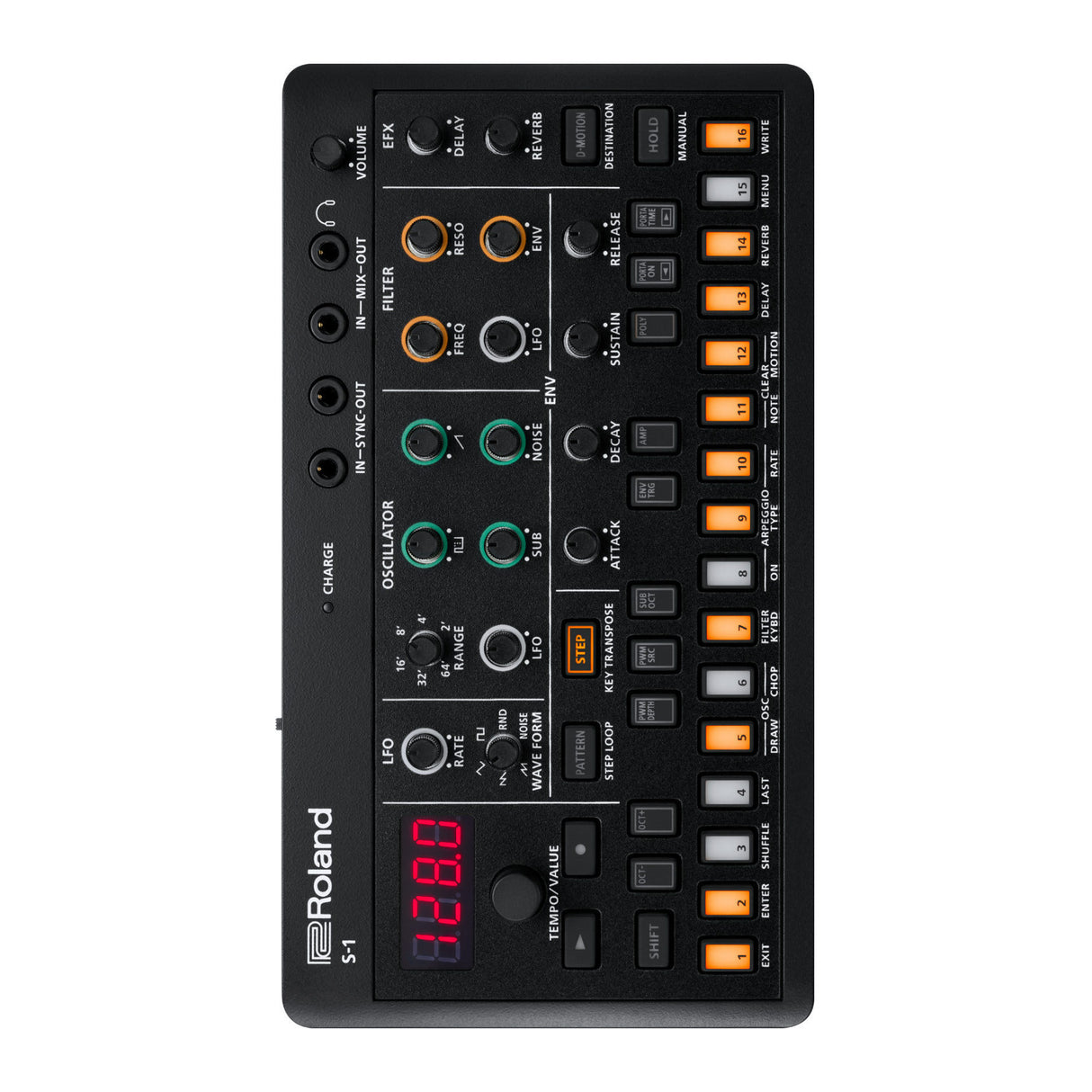 Roland Ultra-Portable Sturdy D-Motion Tweak Synthesizer with 64-Step Sequencer