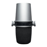 Shure MV7 MFi Certified Podcast Microphone with USB and XLR outputs (Silver)