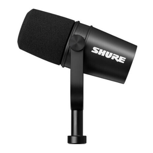 Shure MV7X Dynamic Podcast Microphone with Voice Isolation Technology (Black)