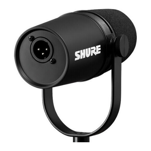 Shure MV7X Dynamic Podcast Microphone with Voice Isolation Technology (Black)