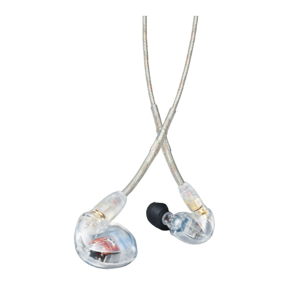 Shure SE425 Sound Isolating Earphones with 37 dB Noise Cancellation (Clear)