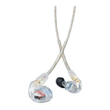 Shure SE425 Sound Isolating Earphones with 37 dB Noise Cancellation (Clear)