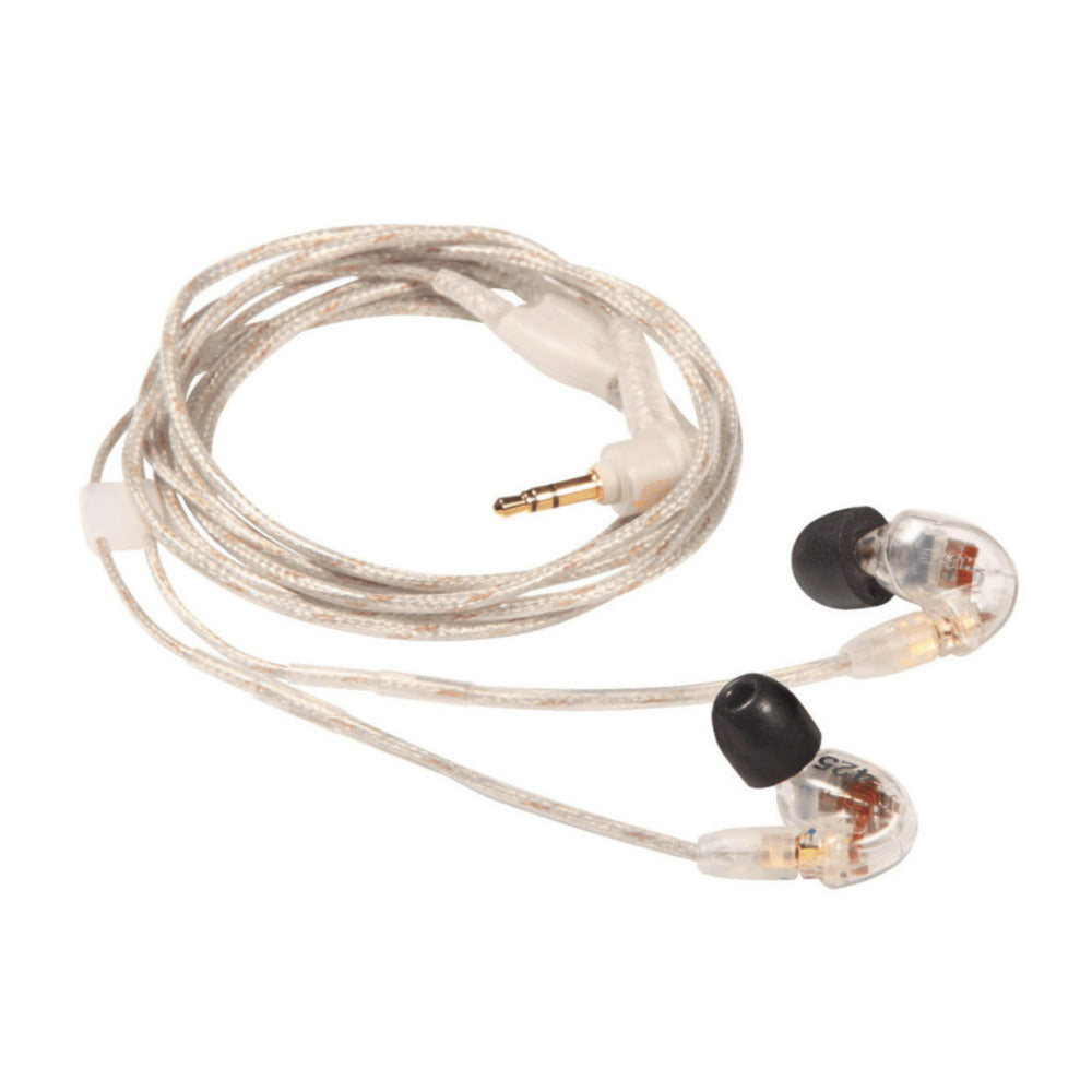 Shure SE425 Sound Isolating Earphones with 37 dB Noise Cancellation (Clear)