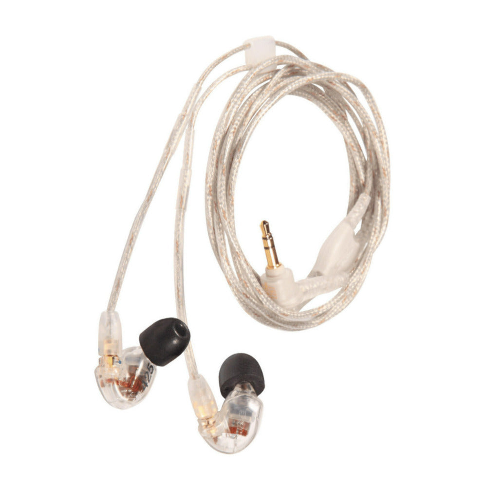 Shure SE425 Sound Isolating Earphones with 37 dB Noise Cancellation (Clear)