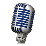 Shure Deluxe Supercardioid Vocal Chrome-Plated Vibrant Blue Foam Microphone