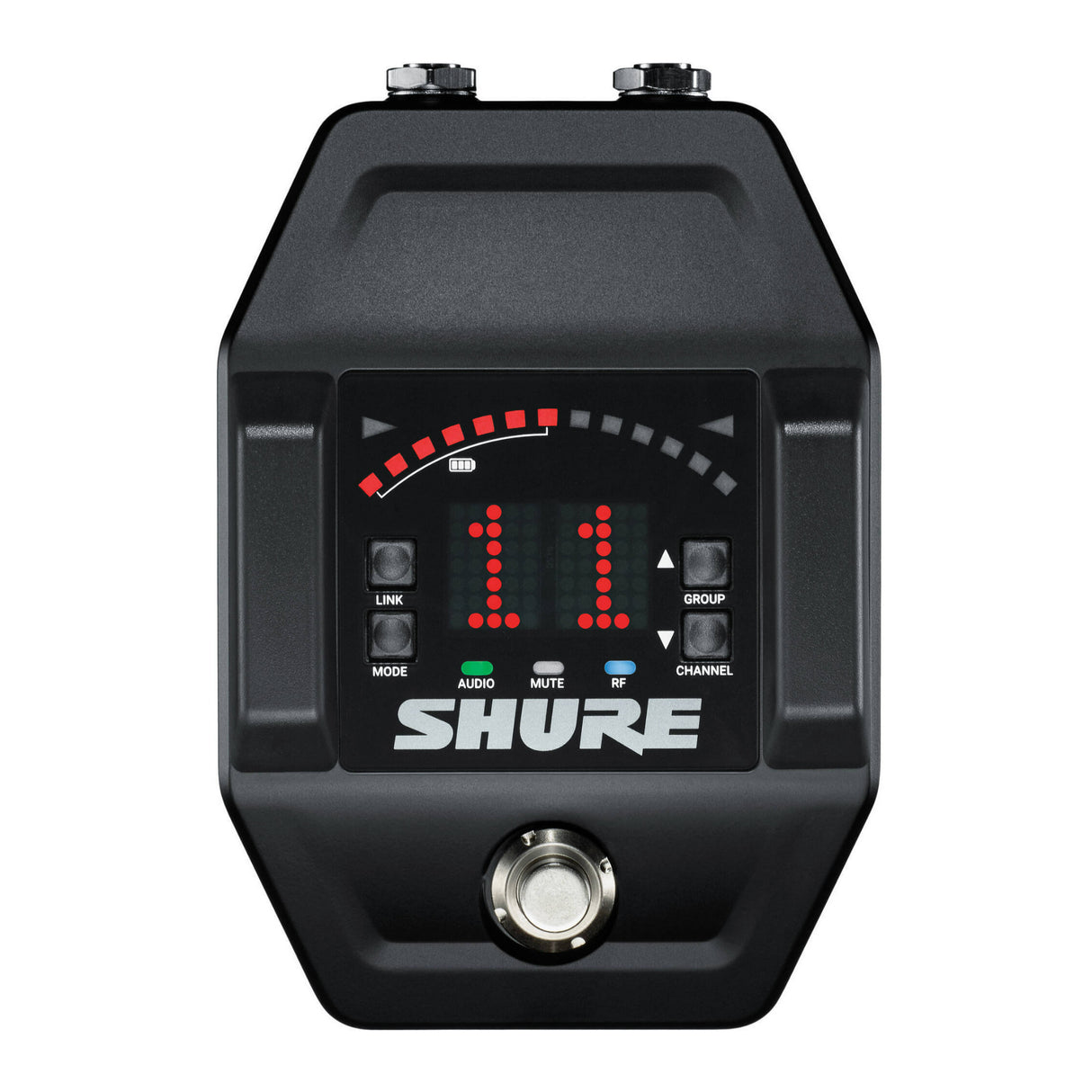 Shure GLXD16+ Z3 Frequency Band Digital Wireless Guitar Pedal System (Black)