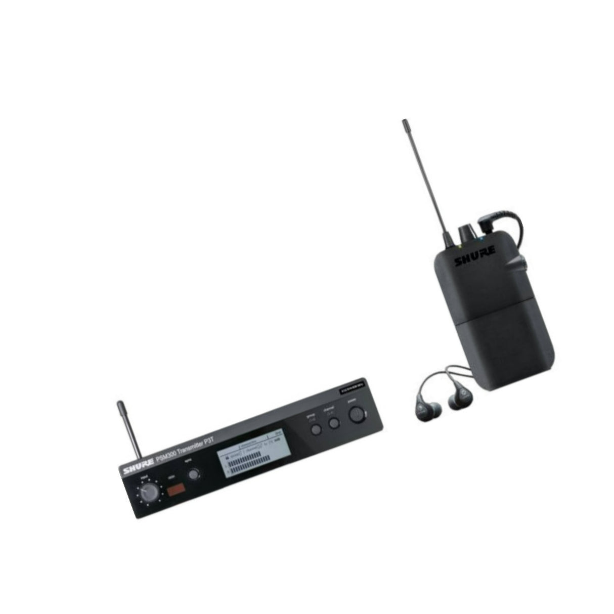Shure P3TR112GR PSM300 Wireless In-Ear Monitoring System with SE112 Earphones