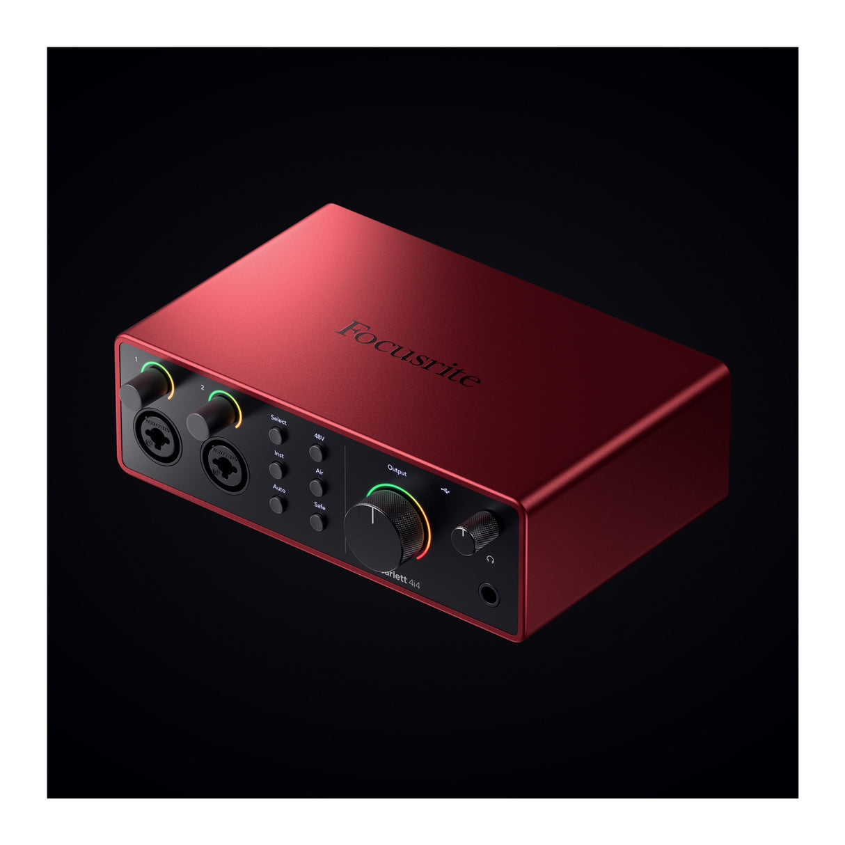 Focusrite Scarlett 4i4 4th Gen USB Audio Interface with Hi-Z Instrument