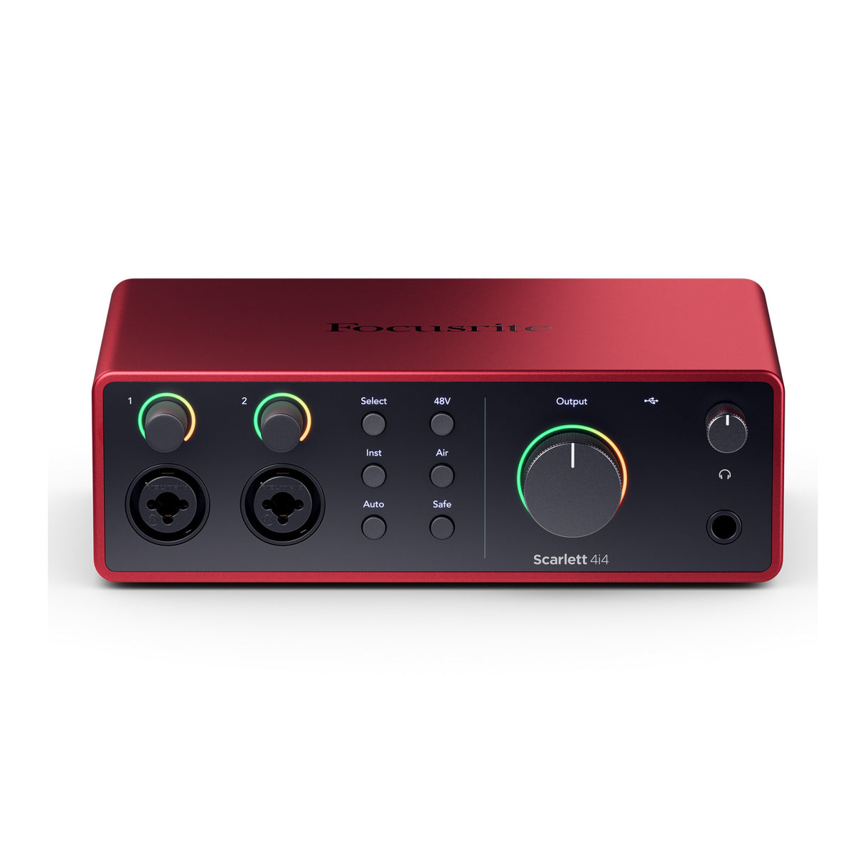 Focusrite Scarlett 4i4 4th Gen USB Audio Interface with Hi-Z Instrument